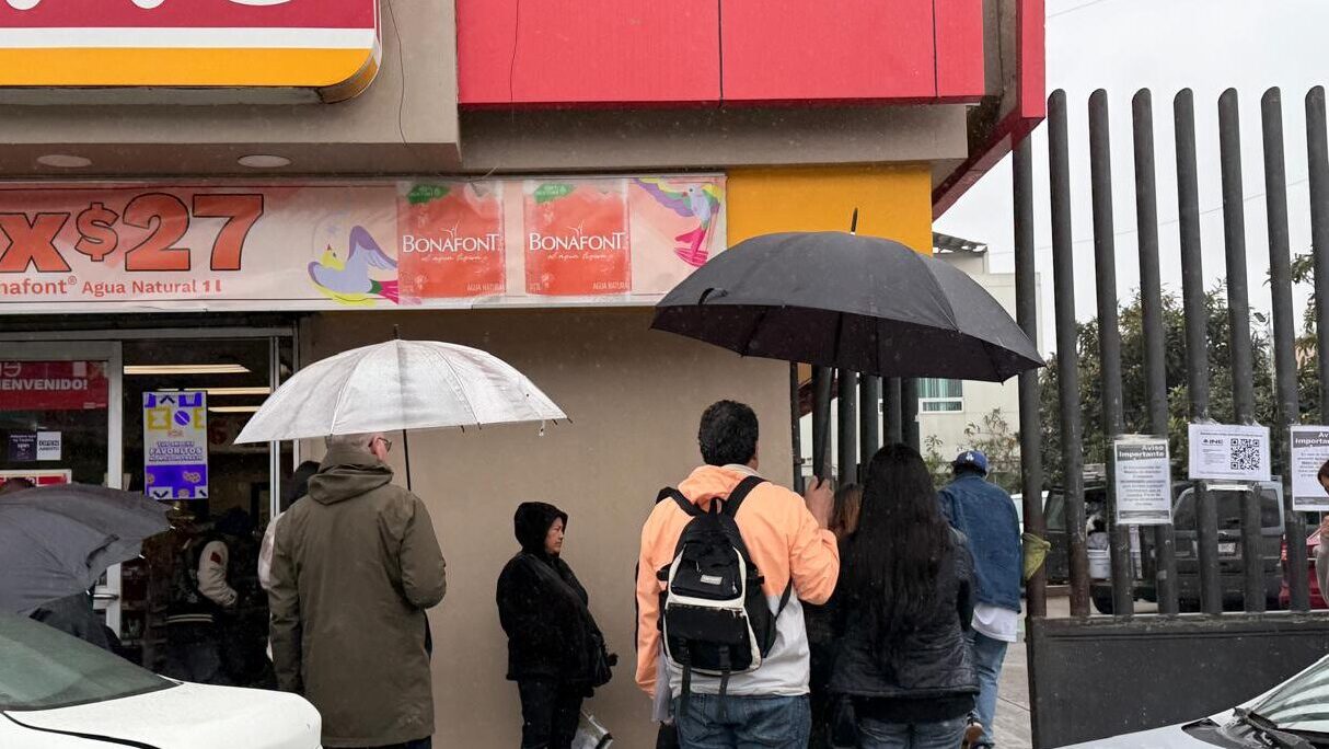 Lluvia en Tijuana.