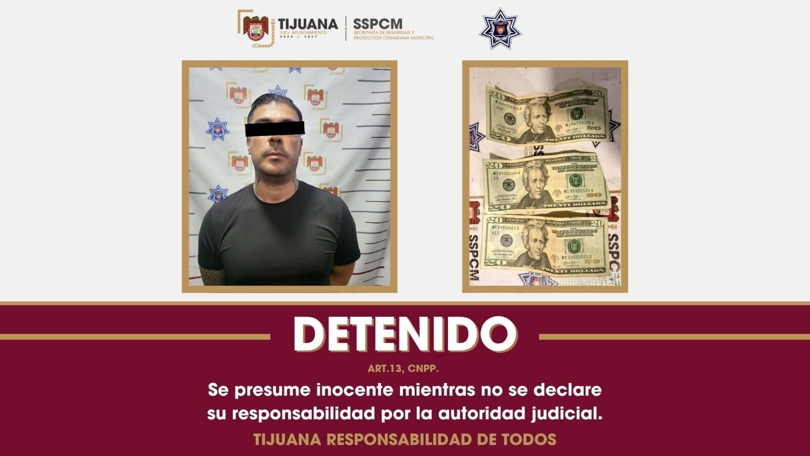 Acusado por cohecho.