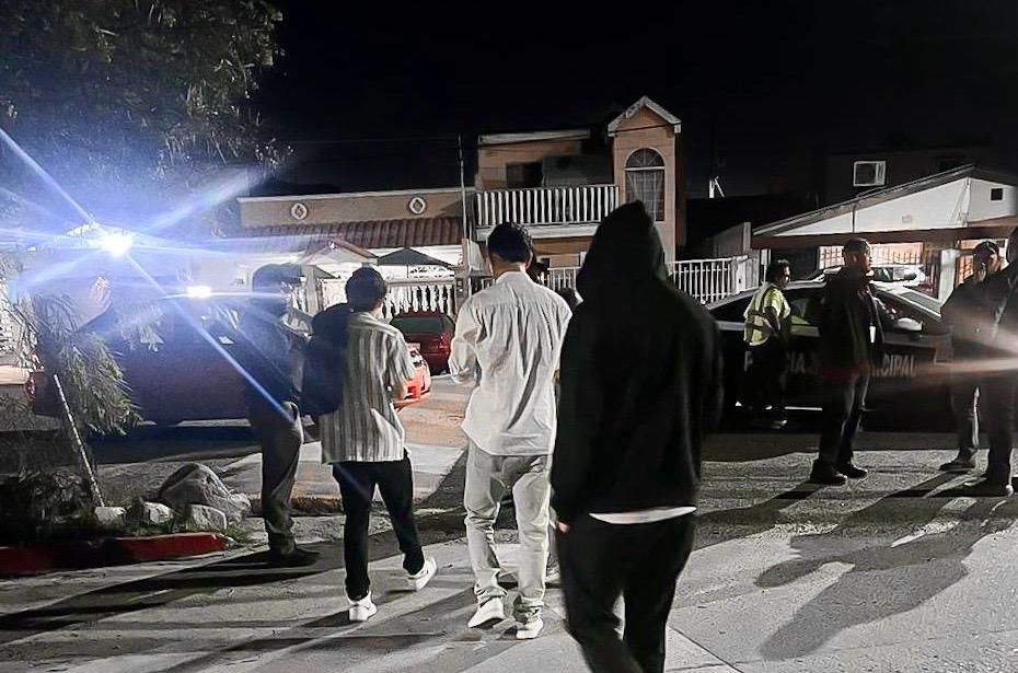 Lugar donde fue suspendida una fiesta clandestina.