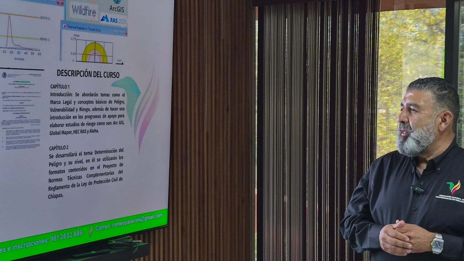 Luis Fernando González Vergara, delegado en Baja California de la Asociación Nacional de Profesionales en Resiliencia.
