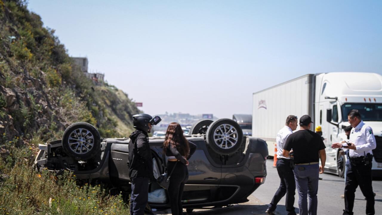 Accidente en el bulevar 2000.