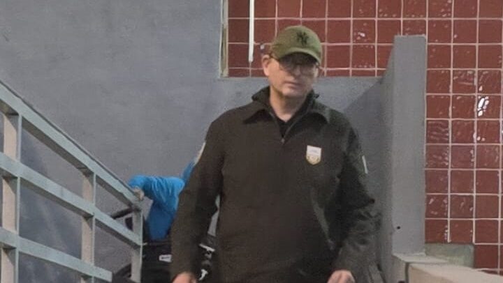 Imagen tomada por el denunciante al agente mexicano.