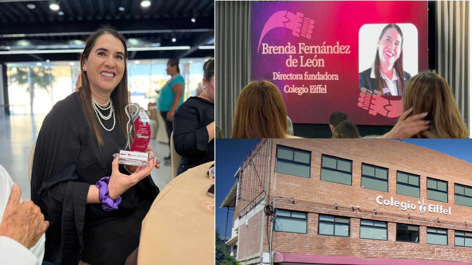 Miss Brendy, reconocida por su legado en el Colegio Eiffel.