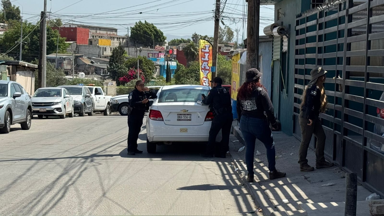 Herido de bala policía FGE