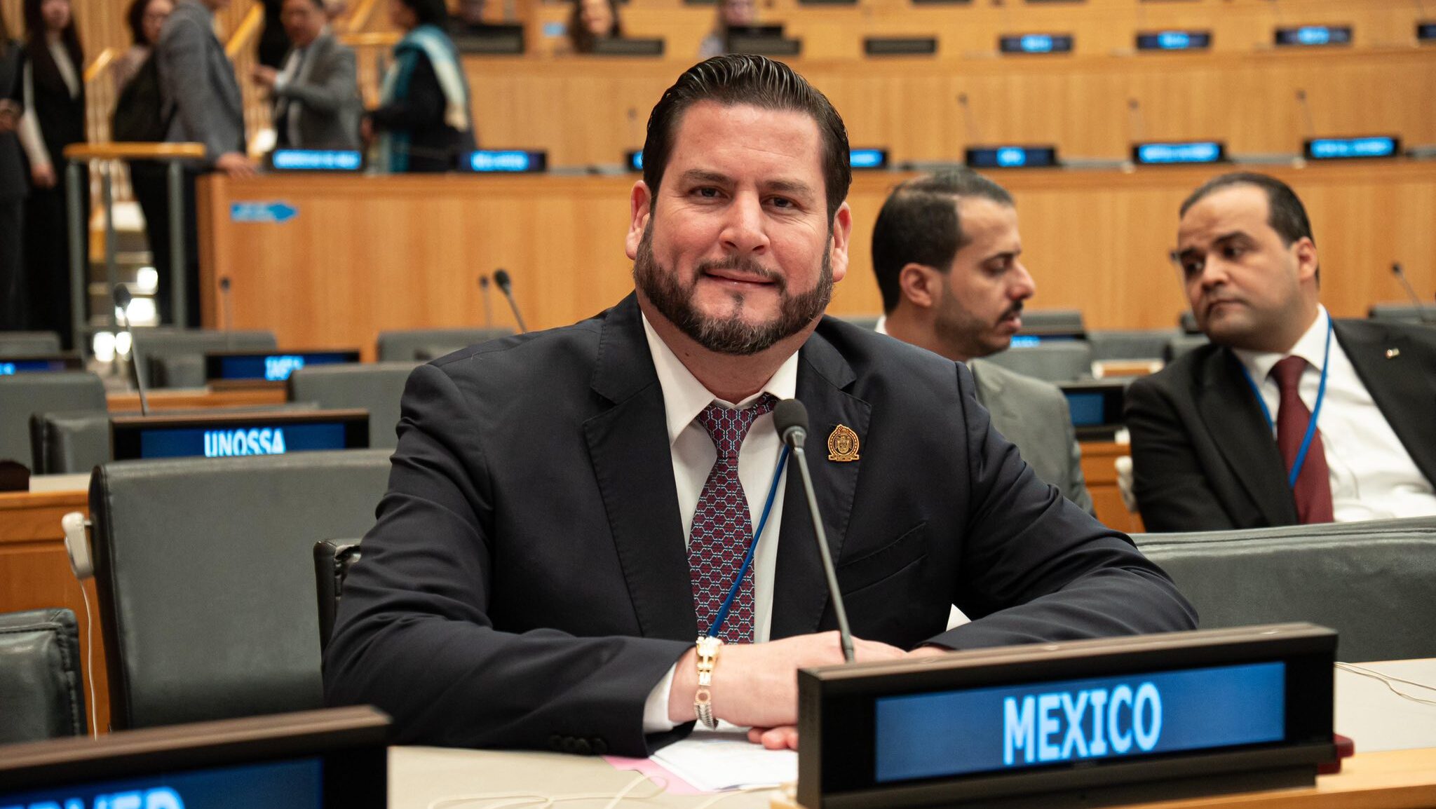 Ismael Burgueño en la ONU