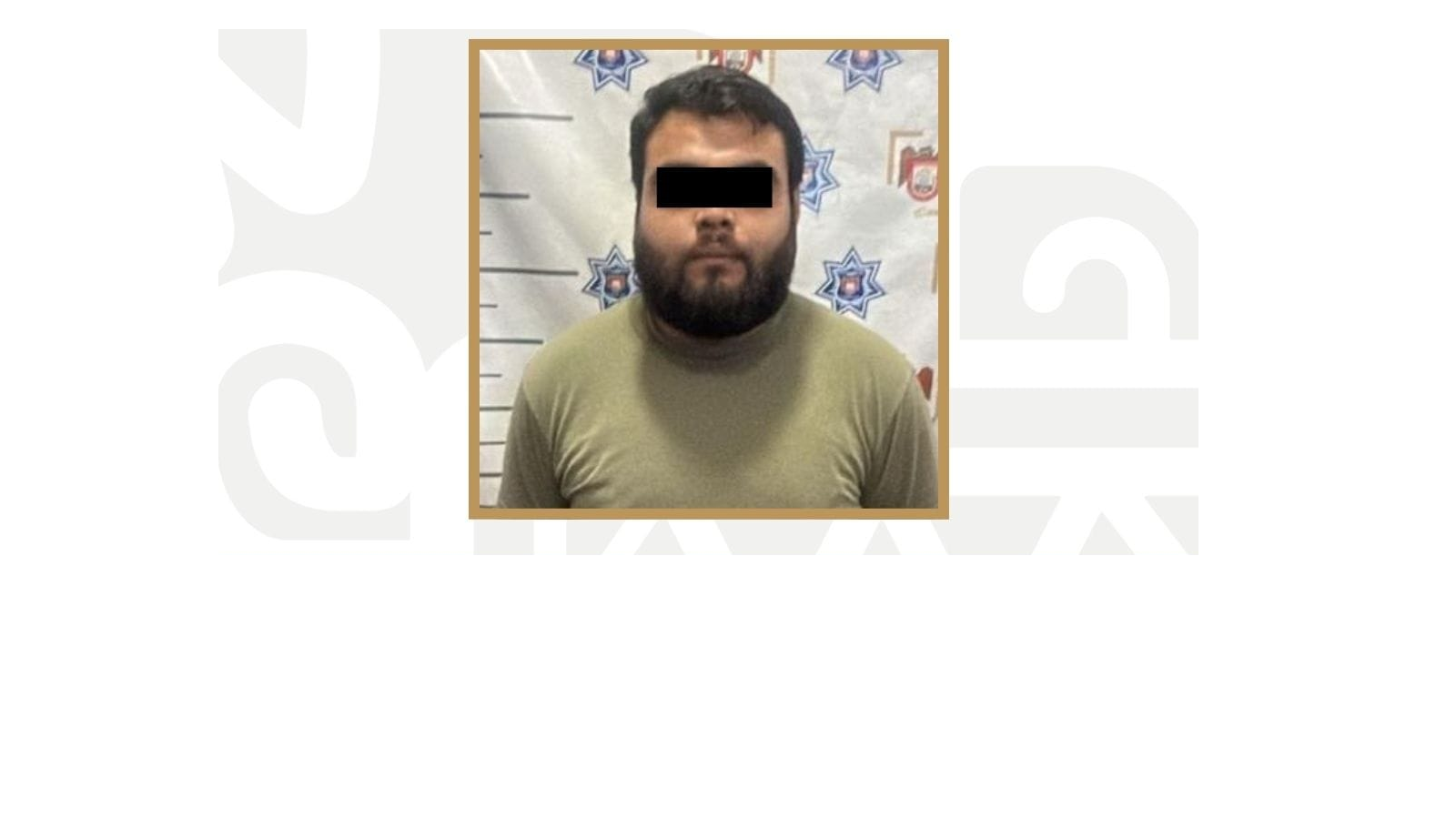 Detenido por violencia.